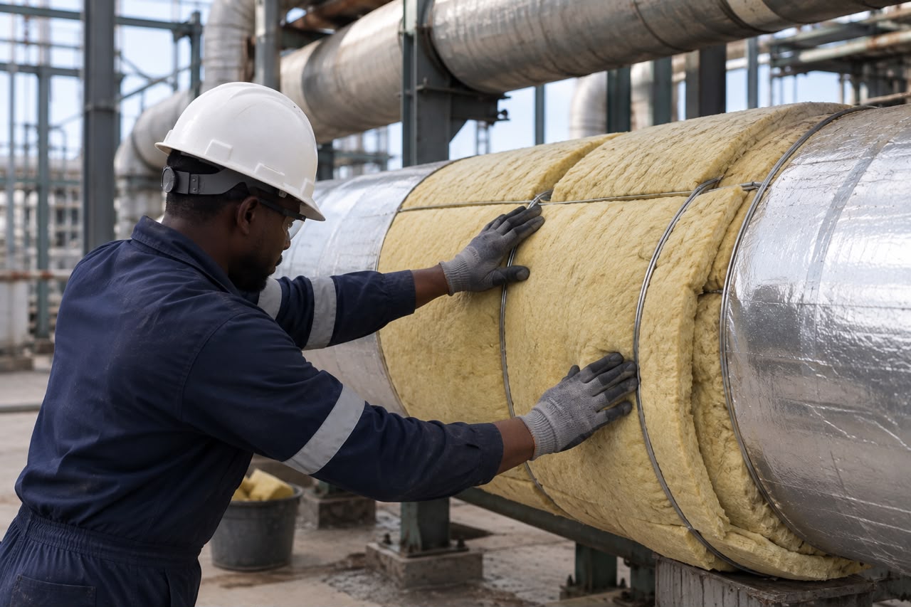 Industrial thermal insulation installation by NABCORE PRIME